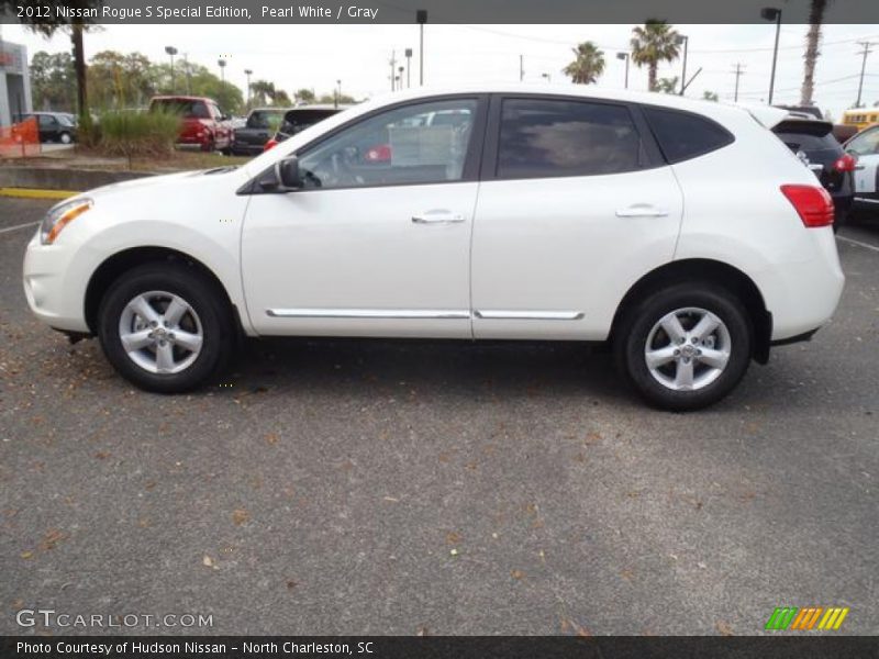 Pearl White / Gray 2012 Nissan Rogue S Special Edition