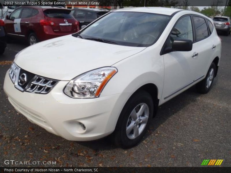 Pearl White / Gray 2012 Nissan Rogue S Special Edition