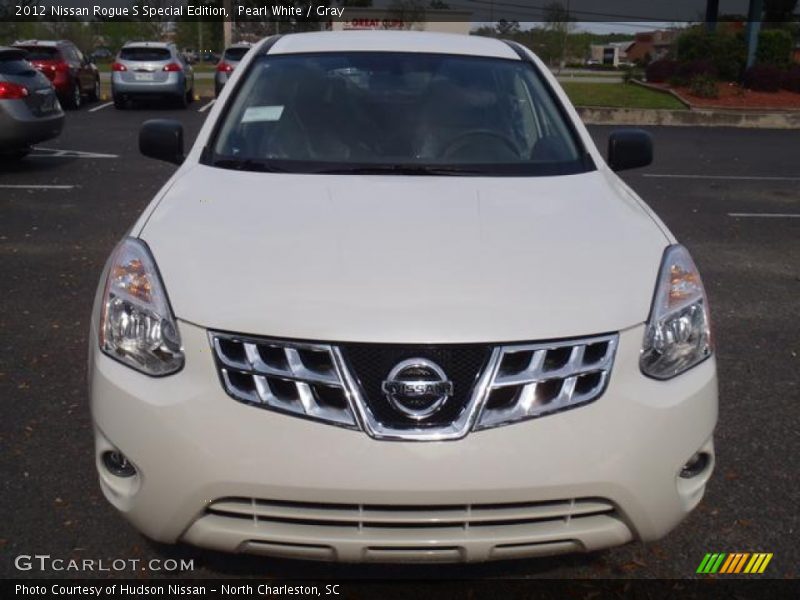 Pearl White / Gray 2012 Nissan Rogue S Special Edition