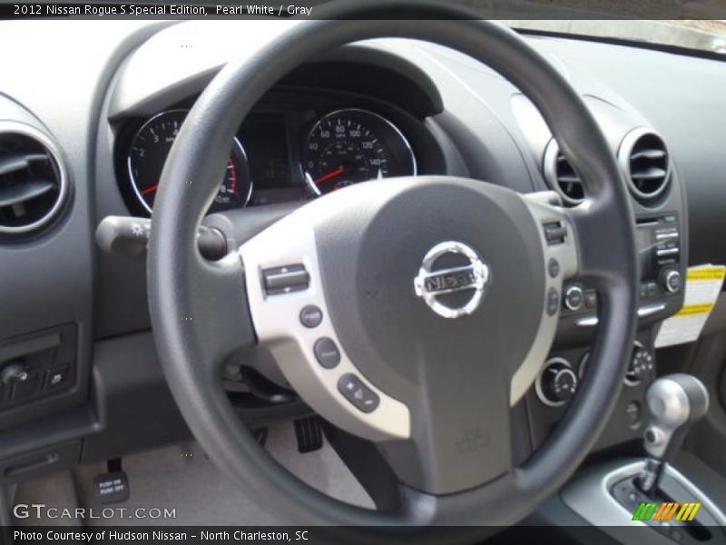 Pearl White / Gray 2012 Nissan Rogue S Special Edition