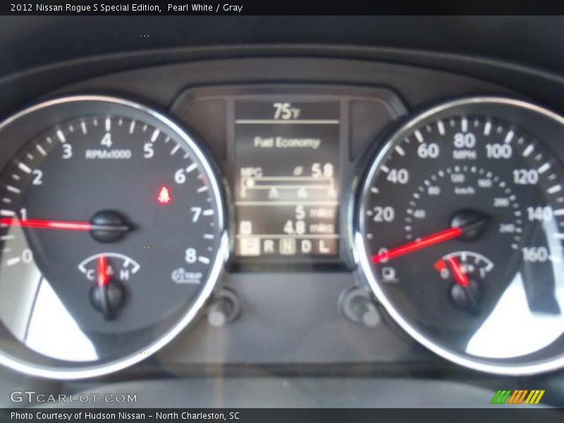 Pearl White / Gray 2012 Nissan Rogue S Special Edition