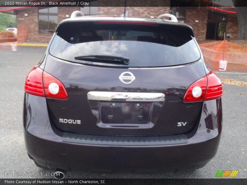 Black Amethyst / Gray 2012 Nissan Rogue SV