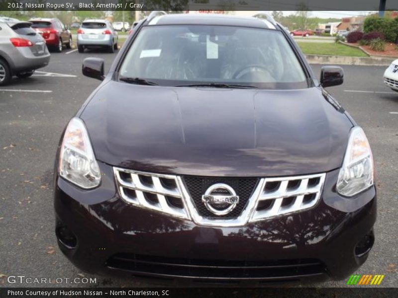 Black Amethyst / Gray 2012 Nissan Rogue SV