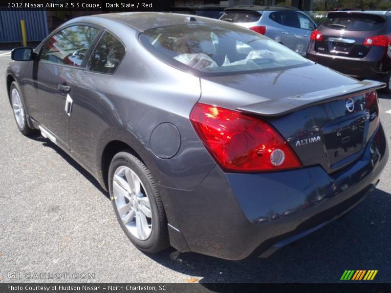 Dark Slate / Red 2012 Nissan Altima 2.5 S Coupe