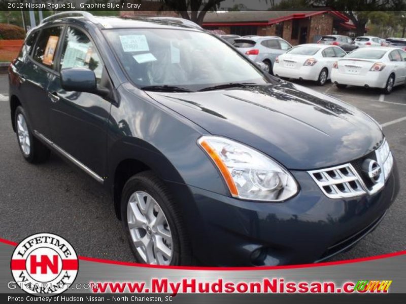 Graphite Blue / Gray 2012 Nissan Rogue SL
