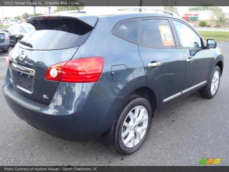 Graphite Blue / Gray 2012 Nissan Rogue SL