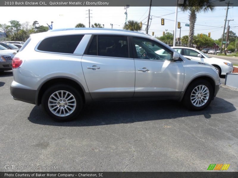 Quicksilver Metallic / Ebony/Ebony 2010 Buick Enclave CXL