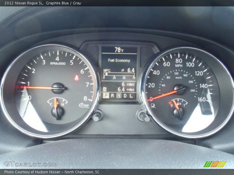 Graphite Blue / Gray 2012 Nissan Rogue SL