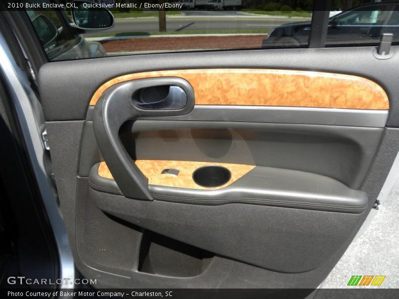 Quicksilver Metallic / Ebony/Ebony 2010 Buick Enclave CXL