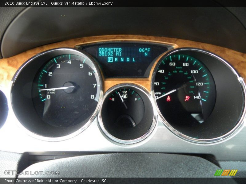 Quicksilver Metallic / Ebony/Ebony 2010 Buick Enclave CXL