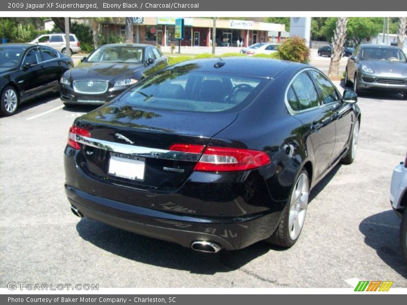 Ebony Black / Charcoal/Charcoal 2009 Jaguar XF Supercharged