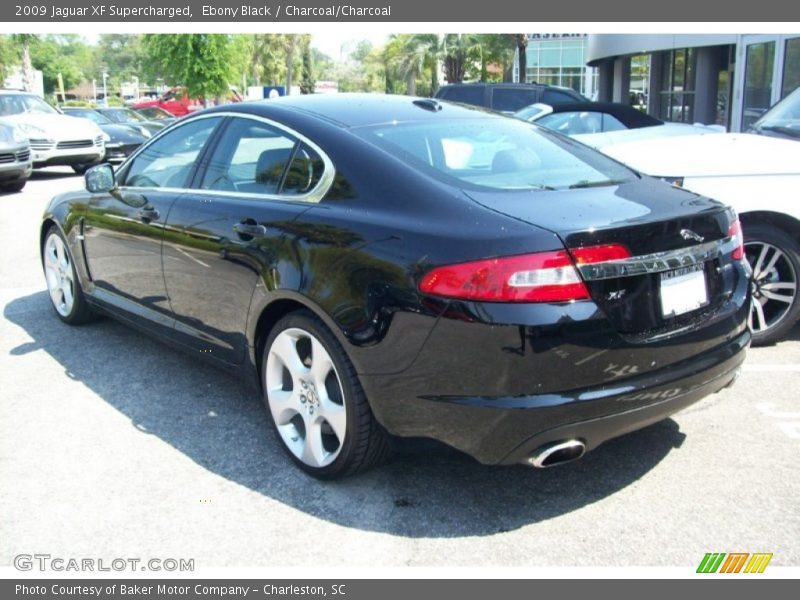 Ebony Black / Charcoal/Charcoal 2009 Jaguar XF Supercharged