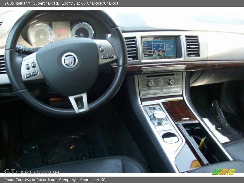 Ebony Black / Charcoal/Charcoal 2009 Jaguar XF Supercharged