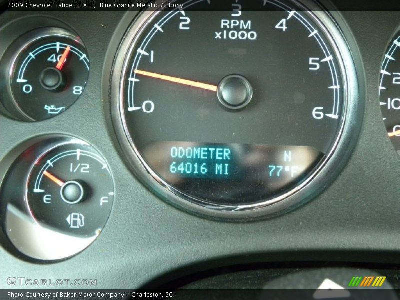 Blue Granite Metallic / Ebony 2009 Chevrolet Tahoe LT XFE