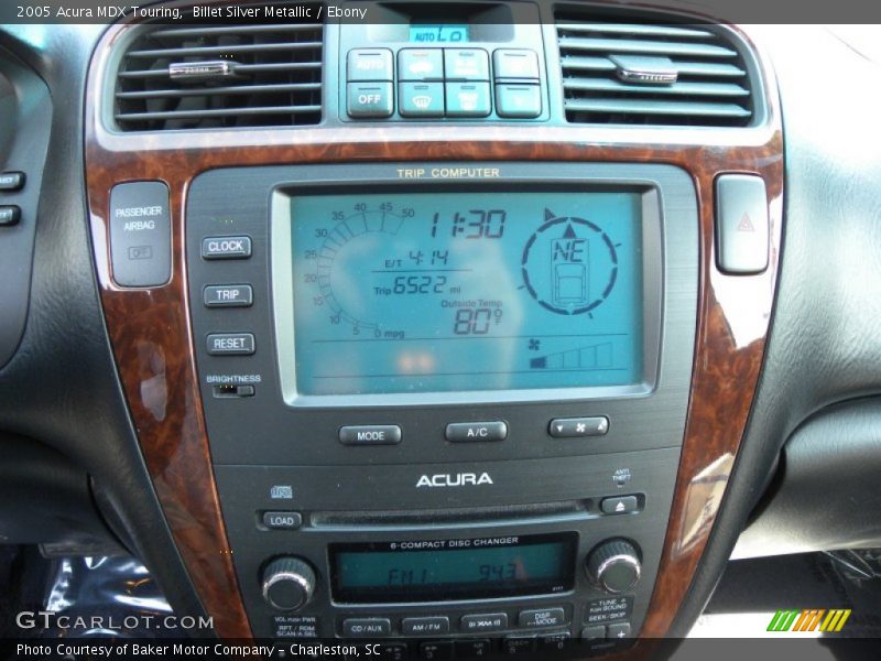 Billet Silver Metallic / Ebony 2005 Acura MDX Touring