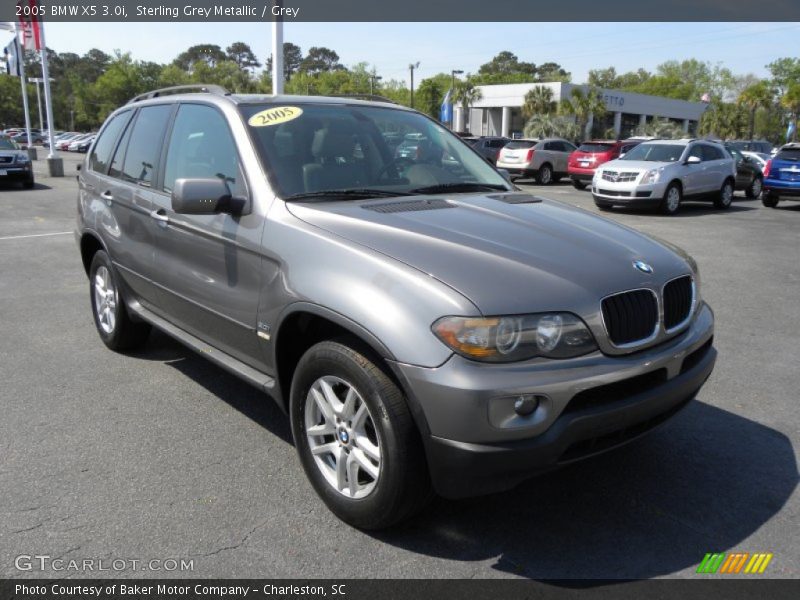 Sterling Grey Metallic / Grey 2005 BMW X5 3.0i