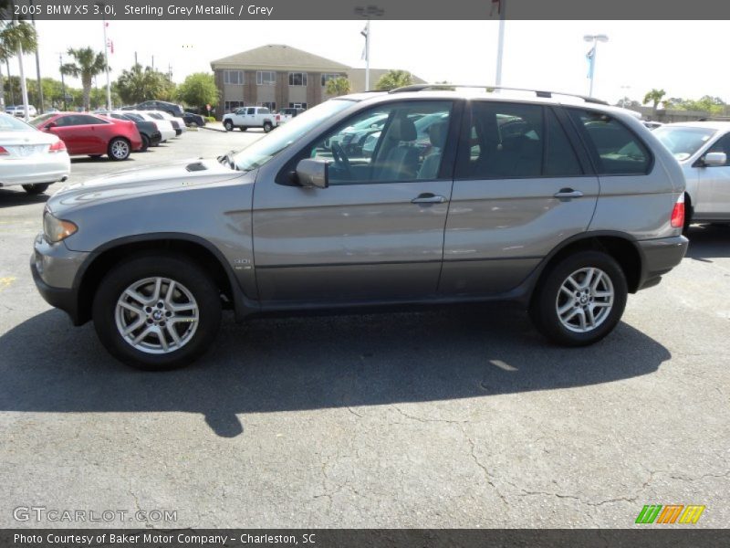 Sterling Grey Metallic / Grey 2005 BMW X5 3.0i