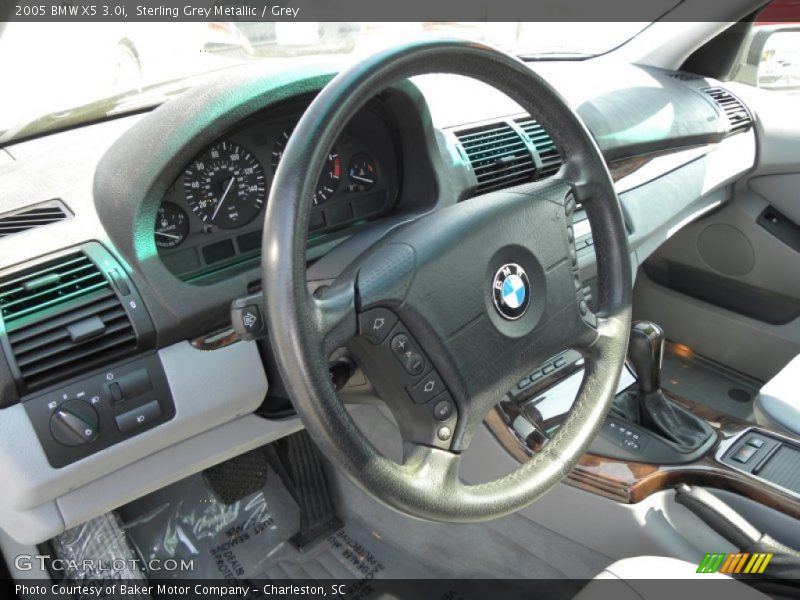 Sterling Grey Metallic / Grey 2005 BMW X5 3.0i