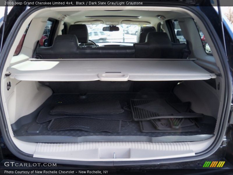 Black / Dark Slate Gray/Light Graystone 2008 Jeep Grand Cherokee Limited 4x4