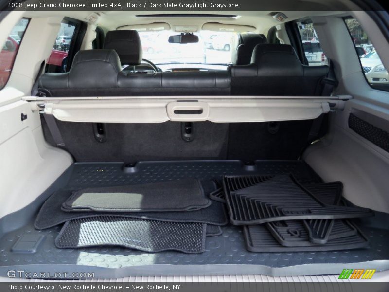 Black / Dark Slate Gray/Light Graystone 2008 Jeep Grand Cherokee Limited 4x4