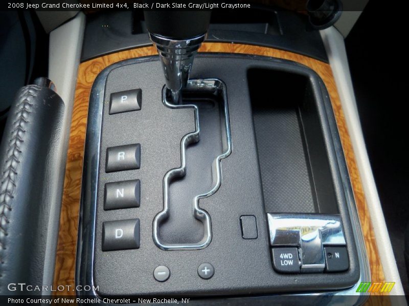 Black / Dark Slate Gray/Light Graystone 2008 Jeep Grand Cherokee Limited 4x4