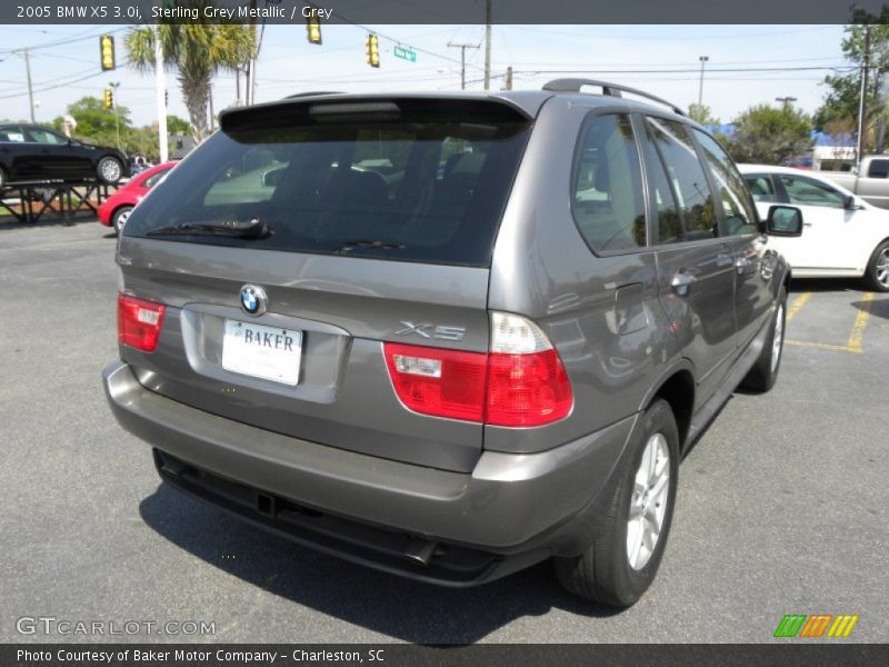 Sterling Grey Metallic / Grey 2005 BMW X5 3.0i