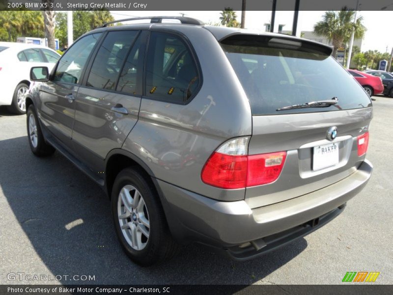 Sterling Grey Metallic / Grey 2005 BMW X5 3.0i