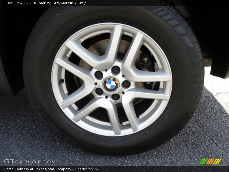 Sterling Grey Metallic / Grey 2005 BMW X5 3.0i