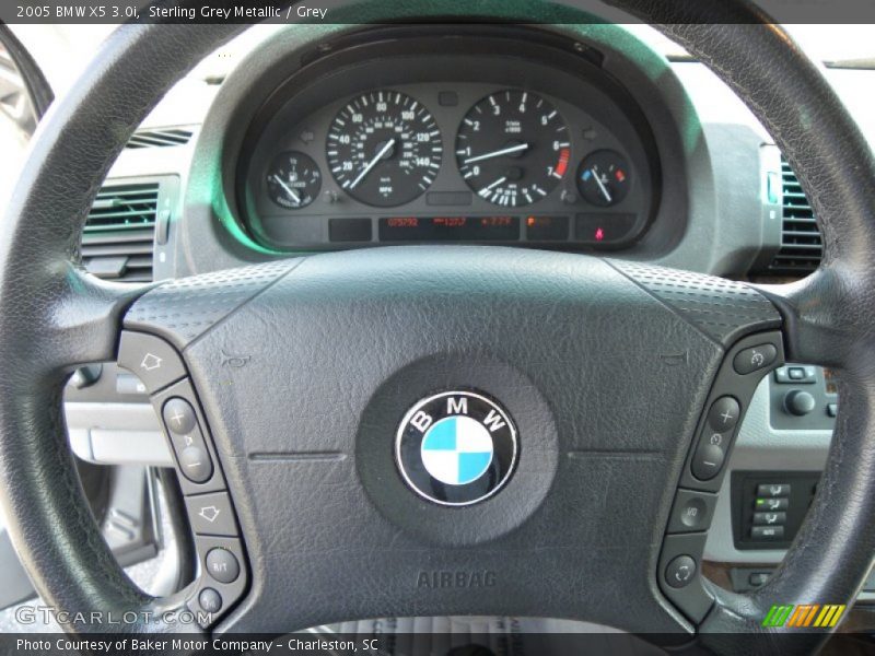 Sterling Grey Metallic / Grey 2005 BMW X5 3.0i
