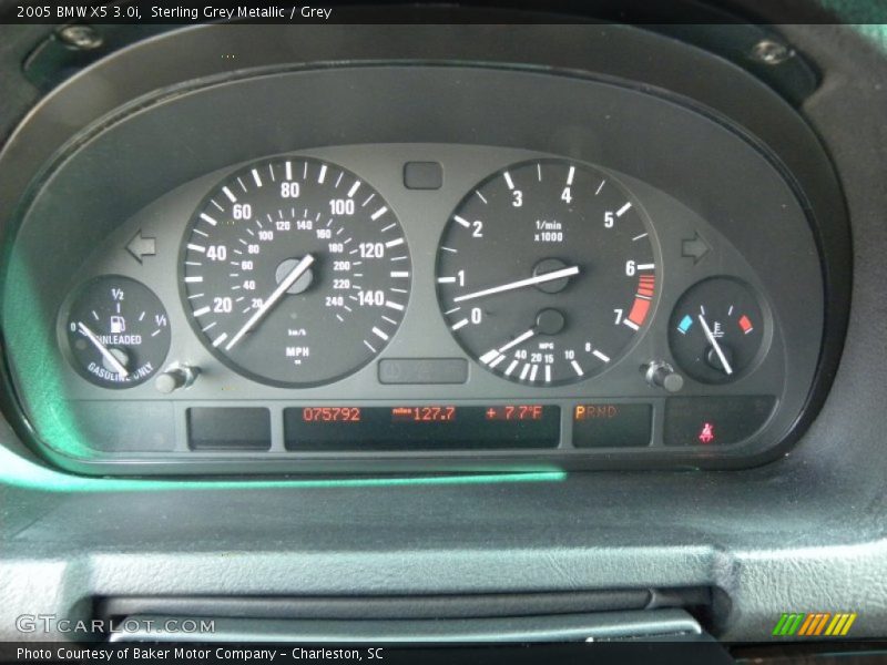 Sterling Grey Metallic / Grey 2005 BMW X5 3.0i