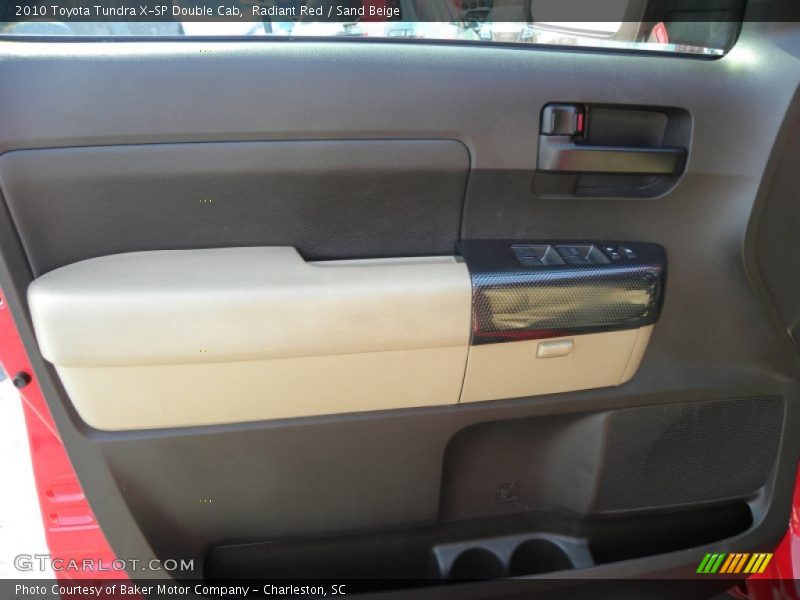 Radiant Red / Sand Beige 2010 Toyota Tundra X-SP Double Cab