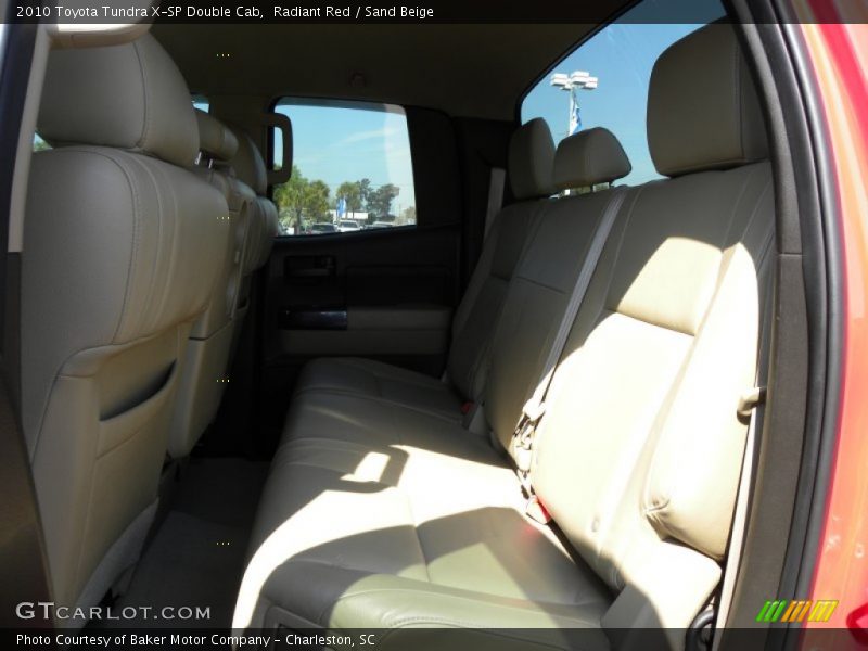 Radiant Red / Sand Beige 2010 Toyota Tundra X-SP Double Cab