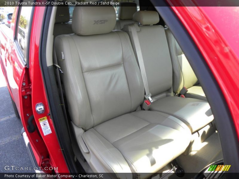 Radiant Red / Sand Beige 2010 Toyota Tundra X-SP Double Cab