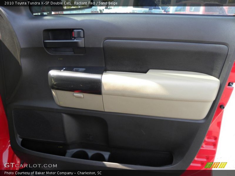 Radiant Red / Sand Beige 2010 Toyota Tundra X-SP Double Cab