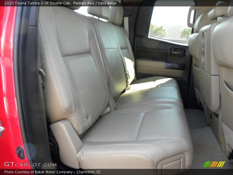 Radiant Red / Sand Beige 2010 Toyota Tundra X-SP Double Cab