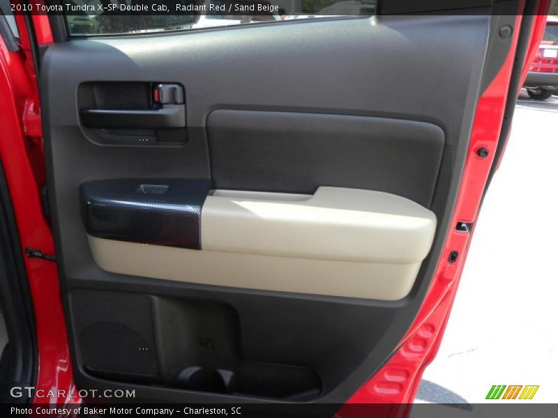 Radiant Red / Sand Beige 2010 Toyota Tundra X-SP Double Cab
