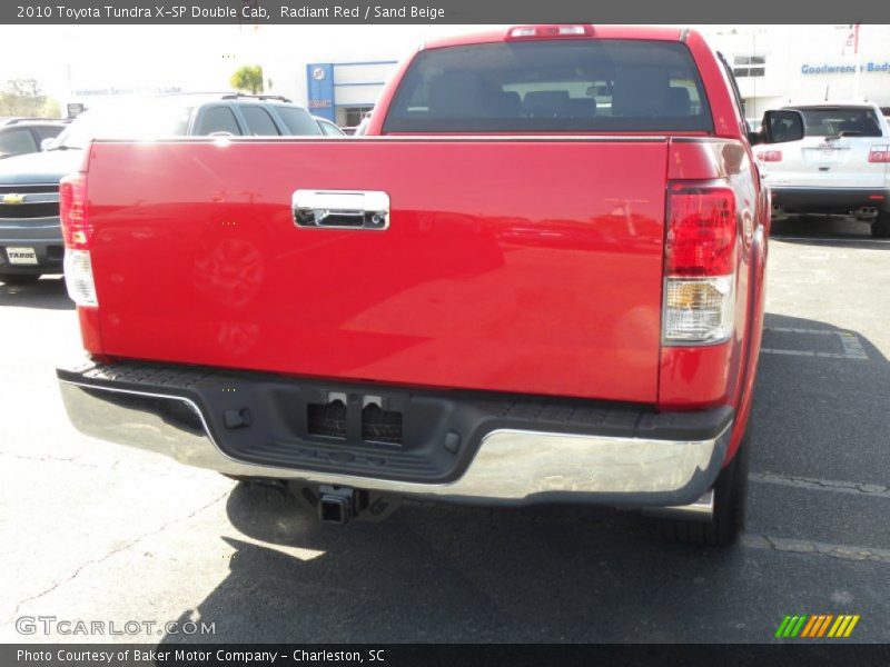 Radiant Red / Sand Beige 2010 Toyota Tundra X-SP Double Cab