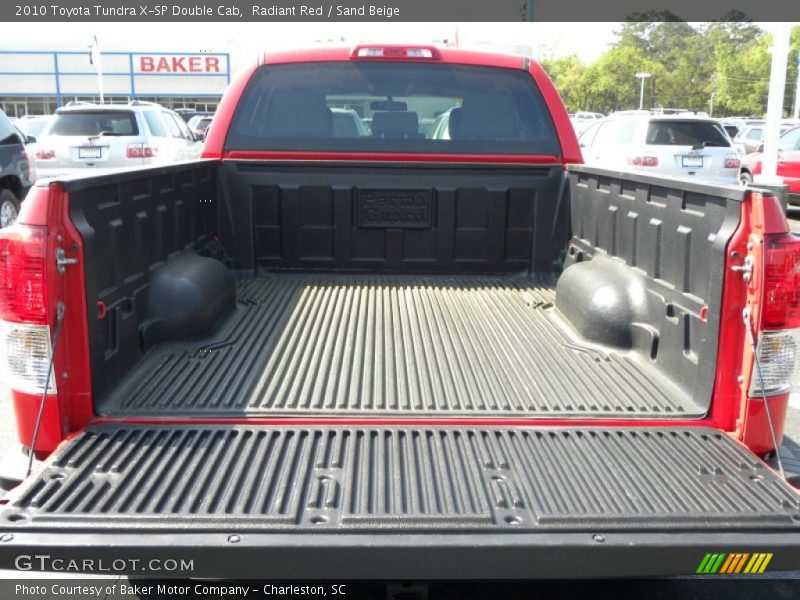Radiant Red / Sand Beige 2010 Toyota Tundra X-SP Double Cab