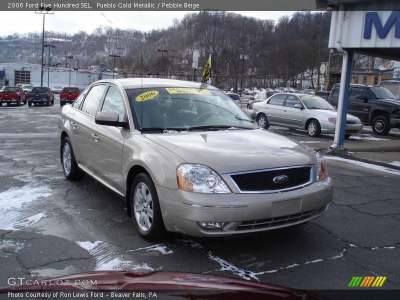 Pueblo Gold Metallic / Pebble Beige 2006 Ford Five Hundred SEL