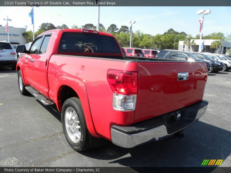 Radiant Red / Sand Beige 2010 Toyota Tundra X-SP Double Cab
