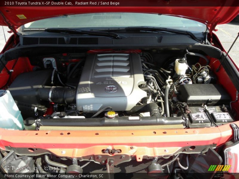 Radiant Red / Sand Beige 2010 Toyota Tundra X-SP Double Cab