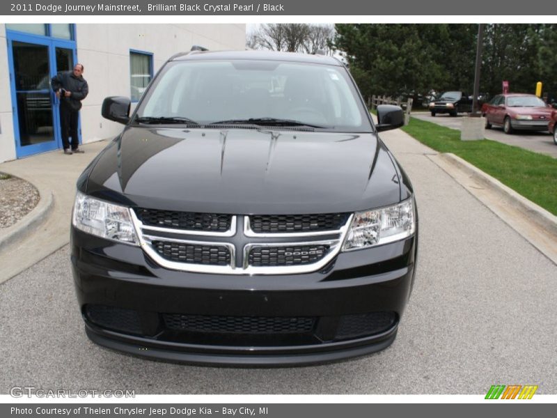 Brilliant Black Crystal Pearl / Black 2011 Dodge Journey Mainstreet