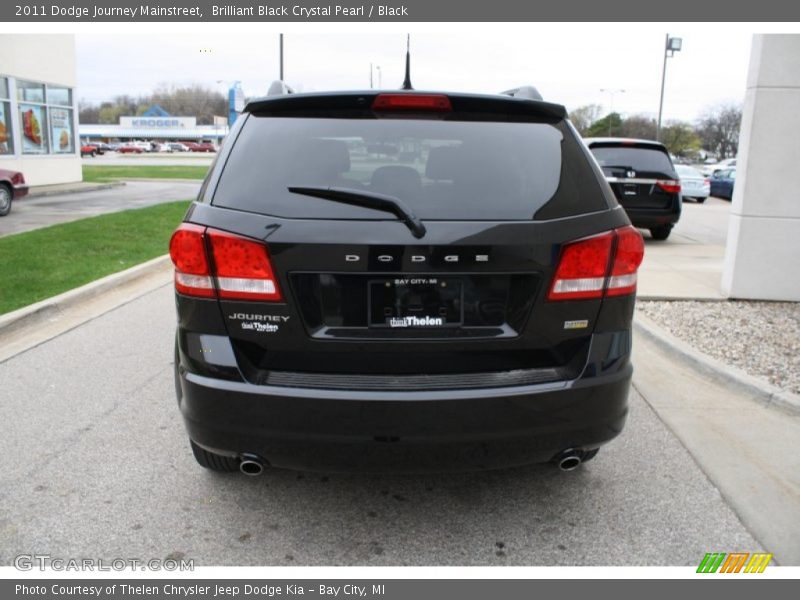 Brilliant Black Crystal Pearl / Black 2011 Dodge Journey Mainstreet