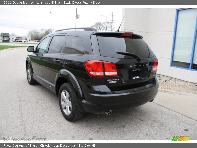 Brilliant Black Crystal Pearl / Black 2011 Dodge Journey Mainstreet