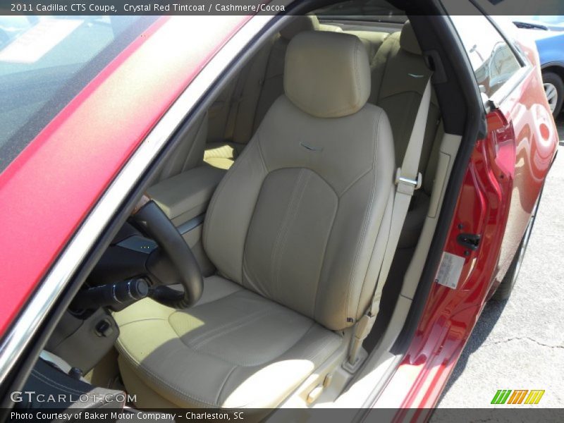 Crystal Red Tintcoat / Cashmere/Cocoa 2011 Cadillac CTS Coupe