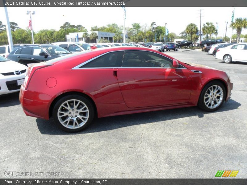 Crystal Red Tintcoat / Cashmere/Cocoa 2011 Cadillac CTS Coupe