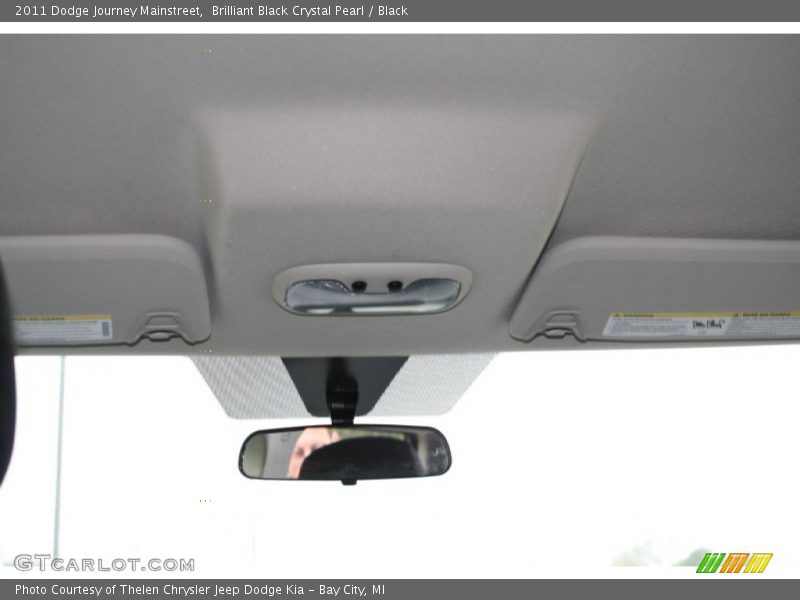 Brilliant Black Crystal Pearl / Black 2011 Dodge Journey Mainstreet