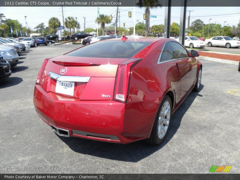 Crystal Red Tintcoat / Cashmere/Cocoa 2011 Cadillac CTS Coupe