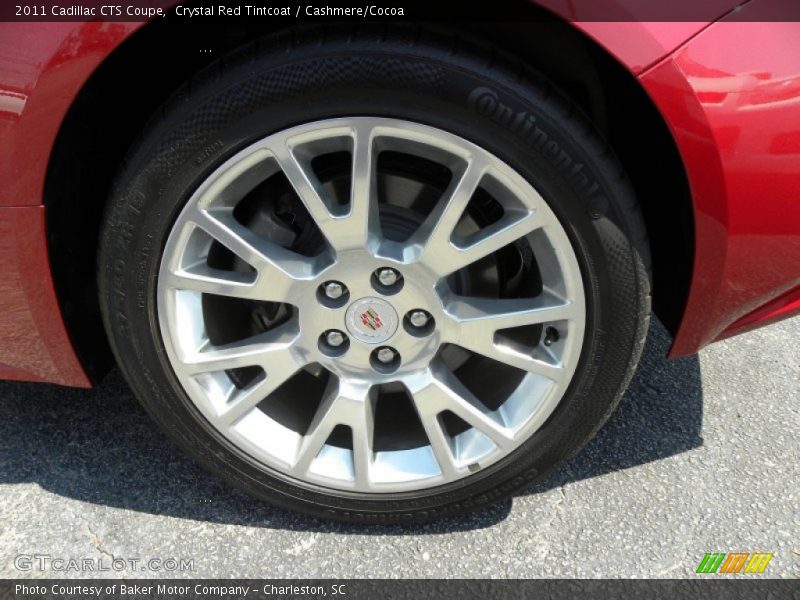 Crystal Red Tintcoat / Cashmere/Cocoa 2011 Cadillac CTS Coupe