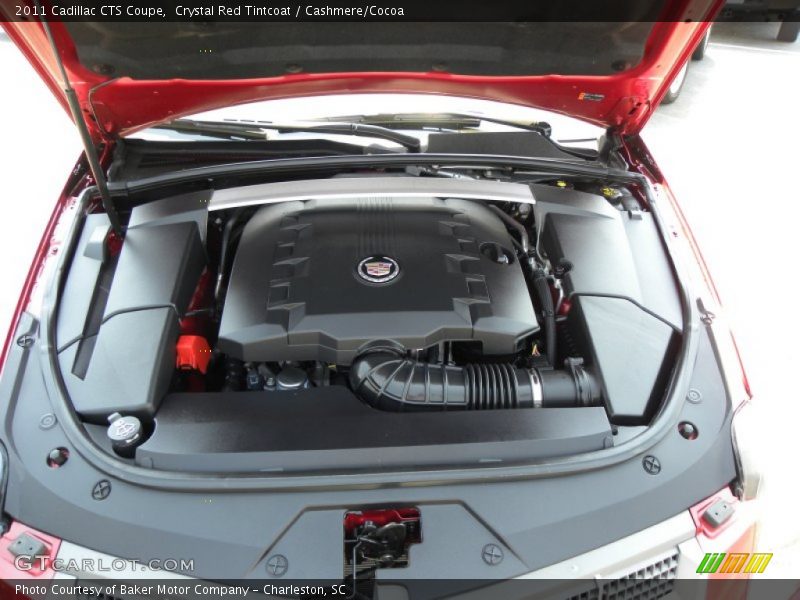 Crystal Red Tintcoat / Cashmere/Cocoa 2011 Cadillac CTS Coupe